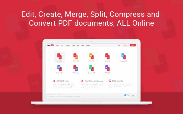 Zone PDF: modifica e converti PDF dal negozio web di Chrome per eseguirli con OffiDocs Chromium online