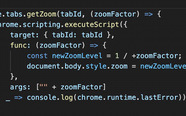 zoom100  from Chrome web store to be run with OffiDocs Chromium online
