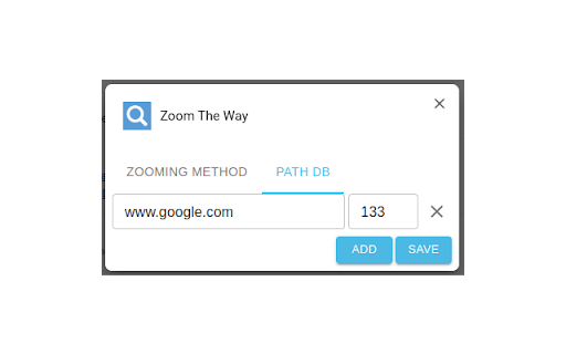 Zoom The Way  from Chrome web store to be run with OffiDocs Chromium online