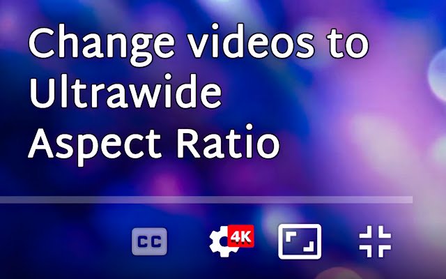 Zoom to Fill Ultrawide Video  from Chrome web store to be run with OffiDocs Chromium online