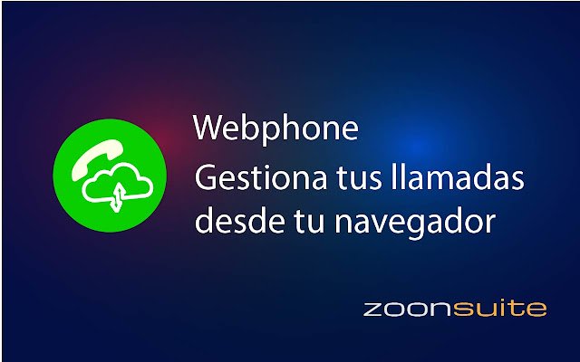 Zoon Suite Web Phone من متجر Chrome الإلكتروني ليتم تشغيله مع OffiDocs Chromium عبر الإنترنت