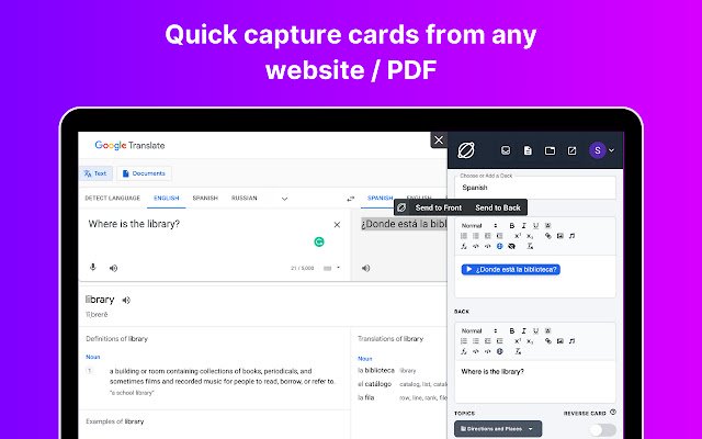 Zorbi Flashcards ຈາກ PDFs ແລະ Notion ຈາກ Chrome web store ທີ່ຈະດໍາເນີນການກັບ OffiDocs Chromium ອອນໄລນ໌