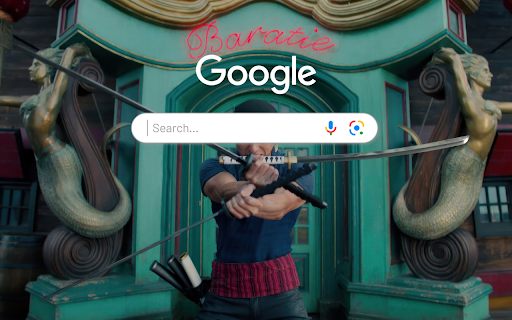 Zoro 3 Sword Style One Piece Anime Theme  from Chrome web store to be run with OffiDocs Chromium online