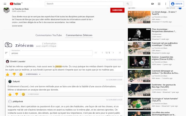 Zétécom  from Chrome web store to be run with OffiDocs Chromium online