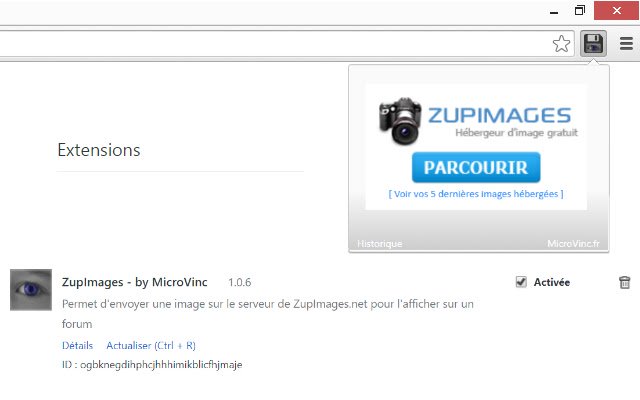 ZupImages van MicroVinc uit de Chrome-webwinkel voor gebruik met OffiDocs Chromium online