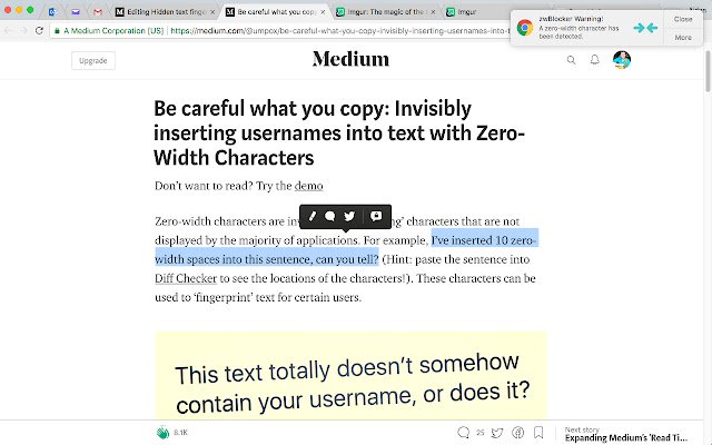 zwBlocker  from Chrome web store to be run with OffiDocs Chromium online