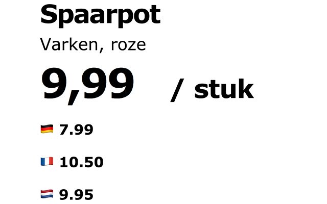 Zweedse meubelgigant prijsvergelijker จาก Chrome เว็บสโตร์ที่จะรันด้วย OffiDocs Chromium ออนไลน์