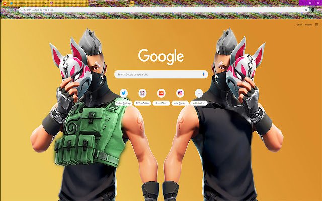 Zzz..z.. FORTNITE BATTLE ROYALE | DRIFT MASK din magazinul web Chrome pentru a fi rulat cu OffiDocs Chromium online