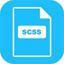 SCSS to CSS  screen for extension Chrome web store in OffiDocs Chromium