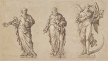 Free download Sculpture Designs for Saint Peter, Saint Paul, and the Angel of Death free photo or picture to be edited with GIMP online image editor
