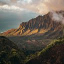 sea ​​and mountains  screen for extension Chrome web store in OffiDocs Chromium