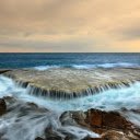 sea ​​and rocky outcrop  screen for extension Chrome web store in OffiDocs Chromium