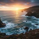 Sea and waves  screen for extension Chrome web store in OffiDocs Chromium