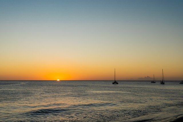 Free download sea beach sunset landscape nature free picture to be edited with GIMP free online image editor