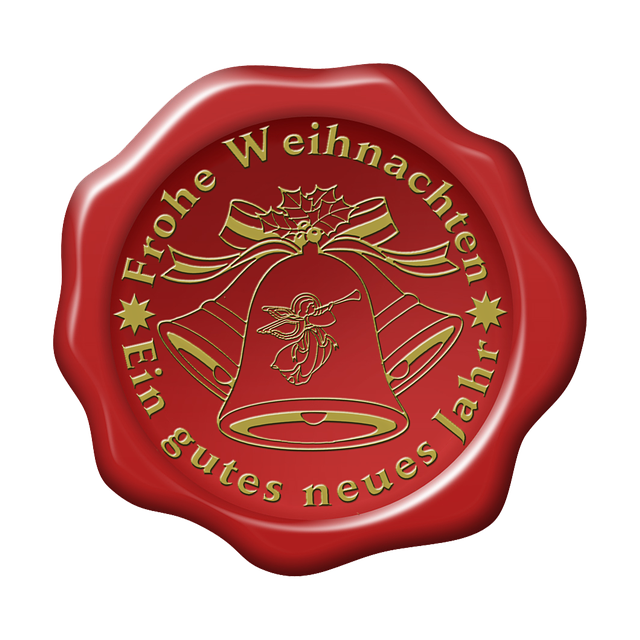 Free download Seal Christmas Greeting Wax -  free illustration to be edited with GIMP free online image editor