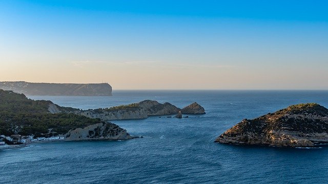 Muat turun percuma kepulauan lautan laut gambar percuma alam semula jadi langit biru untuk diedit dengan editor imej dalam talian percuma GIMP