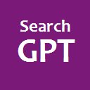 SearchGPT  screen for extension Chrome web store in OffiDocs Chromium