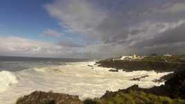 Download gratuito Sea Storm Costa Cliff - video gratuito da modificare con l'editor video online OpenShot
