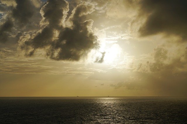 Gratis download zee zon zon en zee hemel zonsondergang gratis foto om te bewerken met GIMP gratis online afbeeldingseditor
