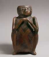 Free download Seated Figure Vessel free photo or picture to be edited with GIMP online image editor