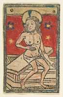 Free download Seated Man of Sorrows (Schr. 910) free photo or picture to be edited with GIMP online image editor
