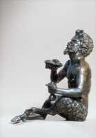 Free download Seated Satyr with a Shell free photo or picture to be edited with GIMP online image editor