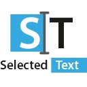SELECTED TEXT  screen for extension Chrome web store in OffiDocs Chromium