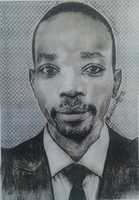 Free download Self Portrait By Olusola David, Ayibiowu with Charcoal Pencil (Drawing) free photo or picture to be edited with GIMP online image editor