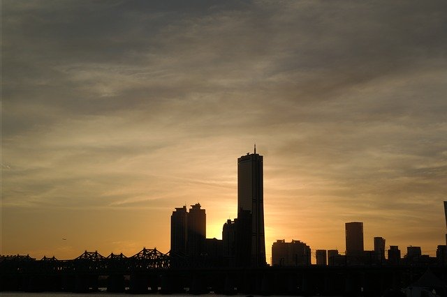Free download seoul sunrise 63 building yeouido free picture to be edited with GIMP free online image editor