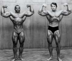 Free download Sergio Oliva and Arnold Schwarzenegger free photo or picture to be edited with GIMP online image editor