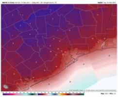 Free download SE Texas 2/16/21 Temperature Forecast free photo or picture to be edited with GIMP online image editor