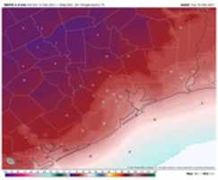 Free download SE Texas 2/16/21 Temperature Forecast (NWS) free photo or picture to be edited with GIMP online image editor