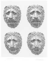 Free download Set of four lion masks free photo or picture to be edited with GIMP online image editor