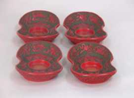 Free download Set of four saucers free photo or picture to be edited with GIMP online image editor