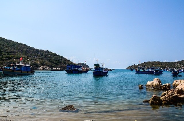 Free download setting sea vinh hy ninh thuan free picture to be edited with GIMP free online image editor