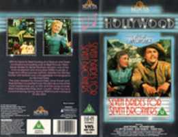 Free download Seven Brides For Seven Brothers UK VHS 1989 Cover free photo or picture to be edited with GIMP online image editor