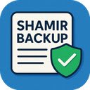 Shamir Backup  screen for extension Chrome web store in OffiDocs Chromium