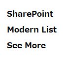 Écran SharePoint Modern List Voir plus pour l'extension Chrome Web Store dans OffiDocs Chromium
