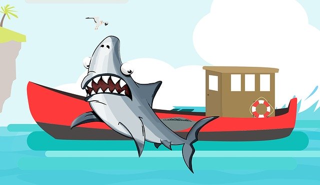 Free download Shark Jaws Fish free illustration to be edited with GIMP online image editor