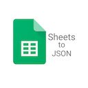 Sheets to JSON  screen for extension Chrome web store in OffiDocs Chromium