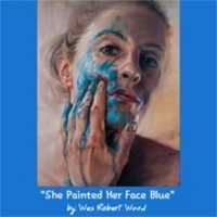 Free download She Painted Her Face Blue free photo or picture to be edited with GIMP online image editor