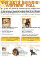 Free download Shindig Magazine 2012 Writers Poll free photo or picture to be edited with GIMP online image editor