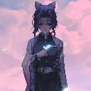 Shinobu Kocho Kimetsu no Yaiba Anime Theme  screen for extension Chrome web store in OffiDocs Chromium