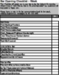 Free download Shop Opening Checklist Microsoft Word, Excel or Powerpoint template free to be edited with LibreOffice online or OpenOffice Desktop online