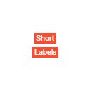 Short Gmail Labels  screen for extension Chrome web store in OffiDocs Chromium