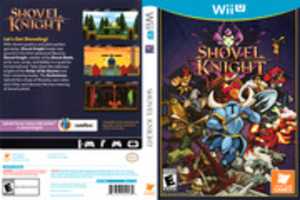 Free download Shovel Knight Wii U Box Art free photo or picture to be edited with GIMP online image editor