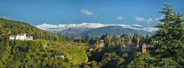 免费下载 Sierra Nevada Snow Panorama - 使用 GIMP 在线图像编辑器编辑的免费照片或图片