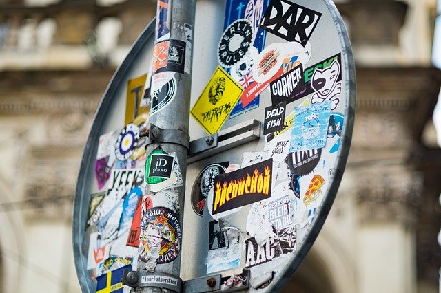 Free download sign street prague stickers ads free picture to be edited with GIMP free online image editor