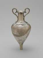 Free download Silver and gilt amphoriskos (scented oil flask) free photo or picture to be edited with GIMP online image editor