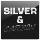 Schermata del tema Silver Carbon per l'estensione del negozio web Chrome in OffiDocs Chromium